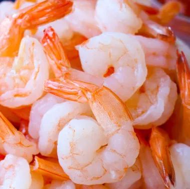 red shrimp ready for restaurant distribution