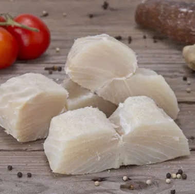 cod cuts portioned out