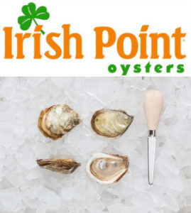 Irish Point oysters at seafood store new jersey