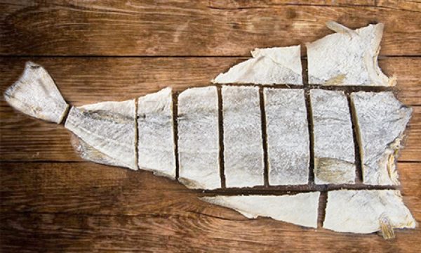 dried cut cod